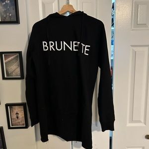 Brunette the label “brunette” hoodie dress - women’s M/L